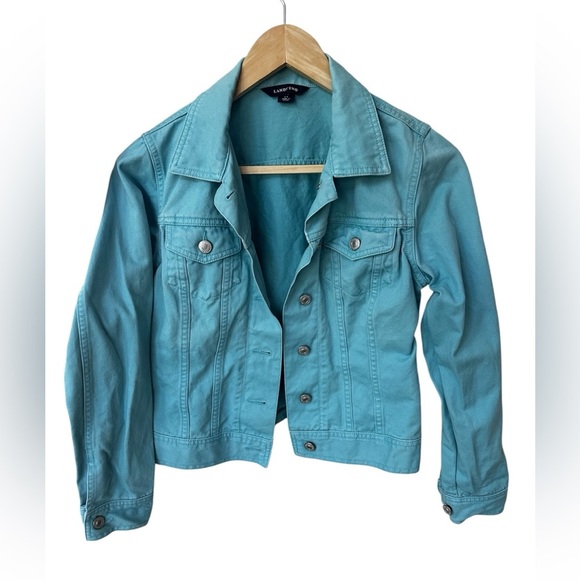 Lands’ End Blue‎ Jean Jacket XS/P 2-4 - Picture 1 of 6